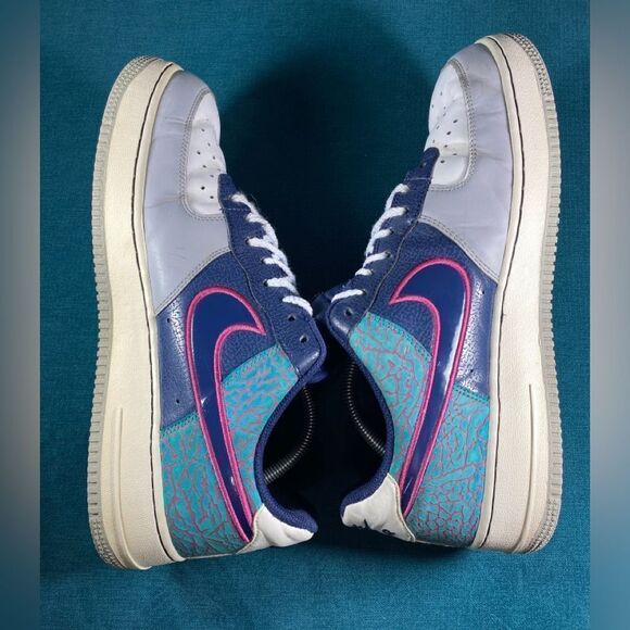 Size 10.5 - Men’s Nike Air Force 1 low multicolor shoes - Picture 5 of 8